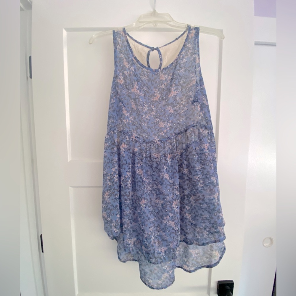 Flowy floral boho tank